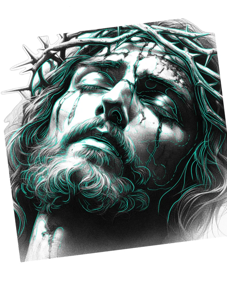 Jesus Stencil #1